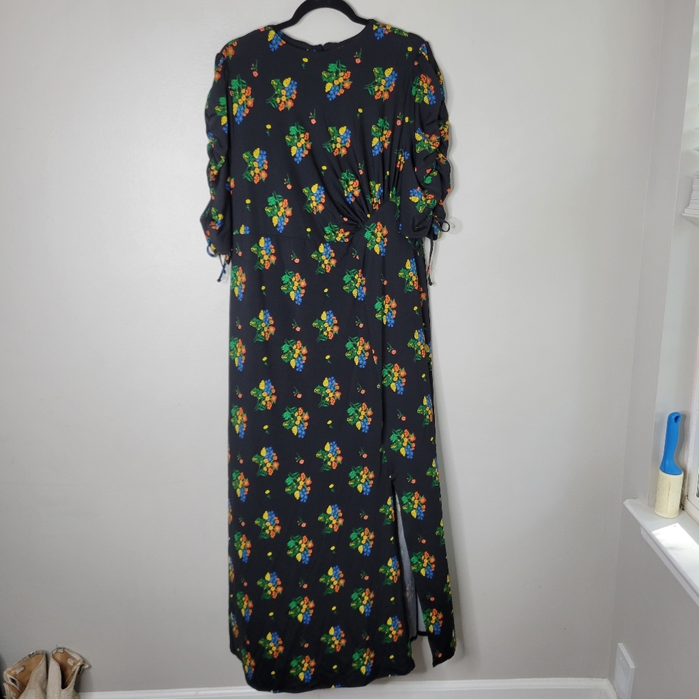 ASOS Multicolor Floral Long Sleeve Dress